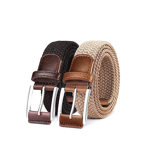 Stretch Braided Web Belt