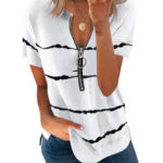 Casual Loose Summer Top V Neck